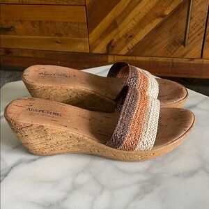 Anna Celini wedge sandals